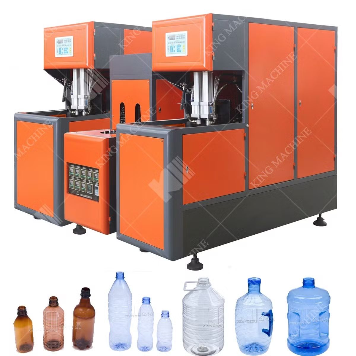Semi Automatic PET Bottle Blow Moulding Machine